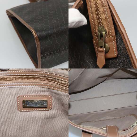 DIOR Honeycomb Canvas Tote Bag Black - Picture 11 of 12